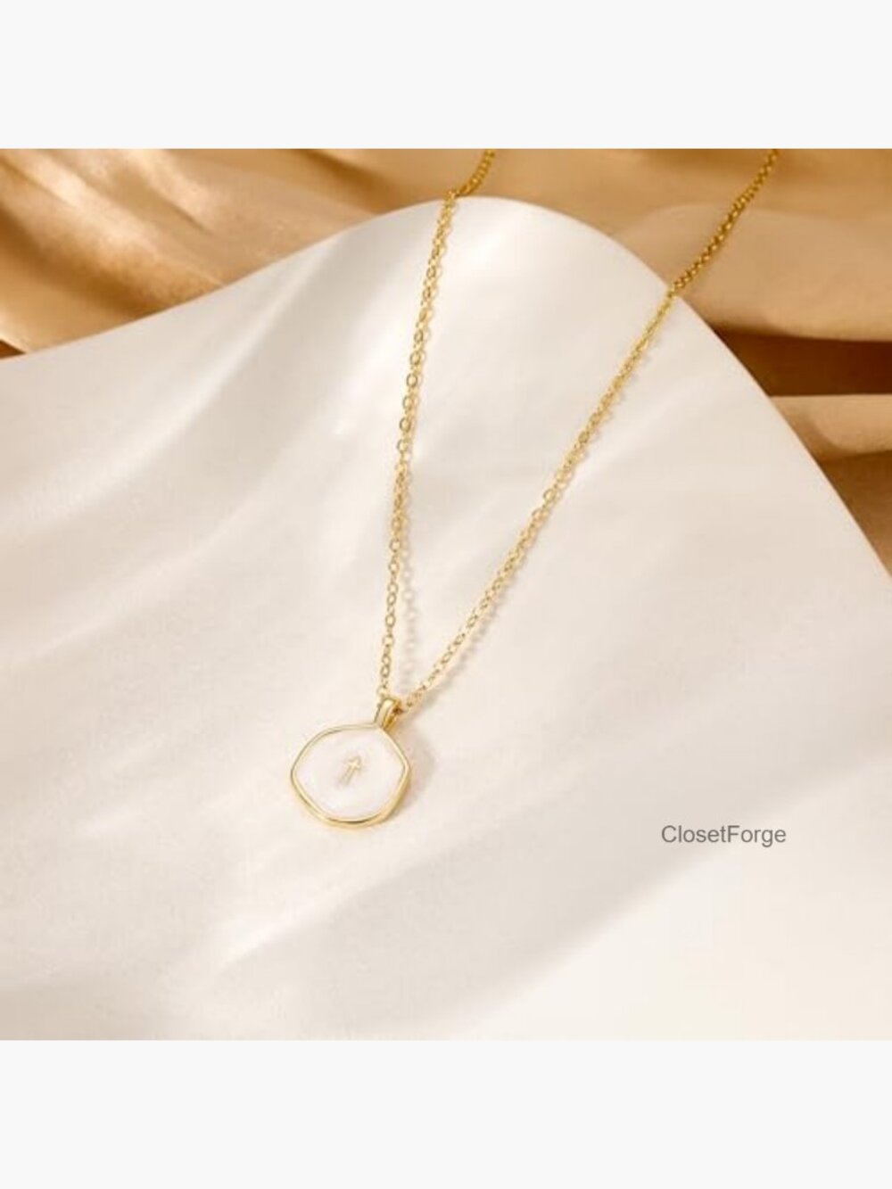 Dainty 14K Gold Plated Cross Pendant Necklace Cute Charm Choker Religious - Picture 6 of 7